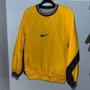 Vintage Nike Windbreaker Pull Over, Yellow